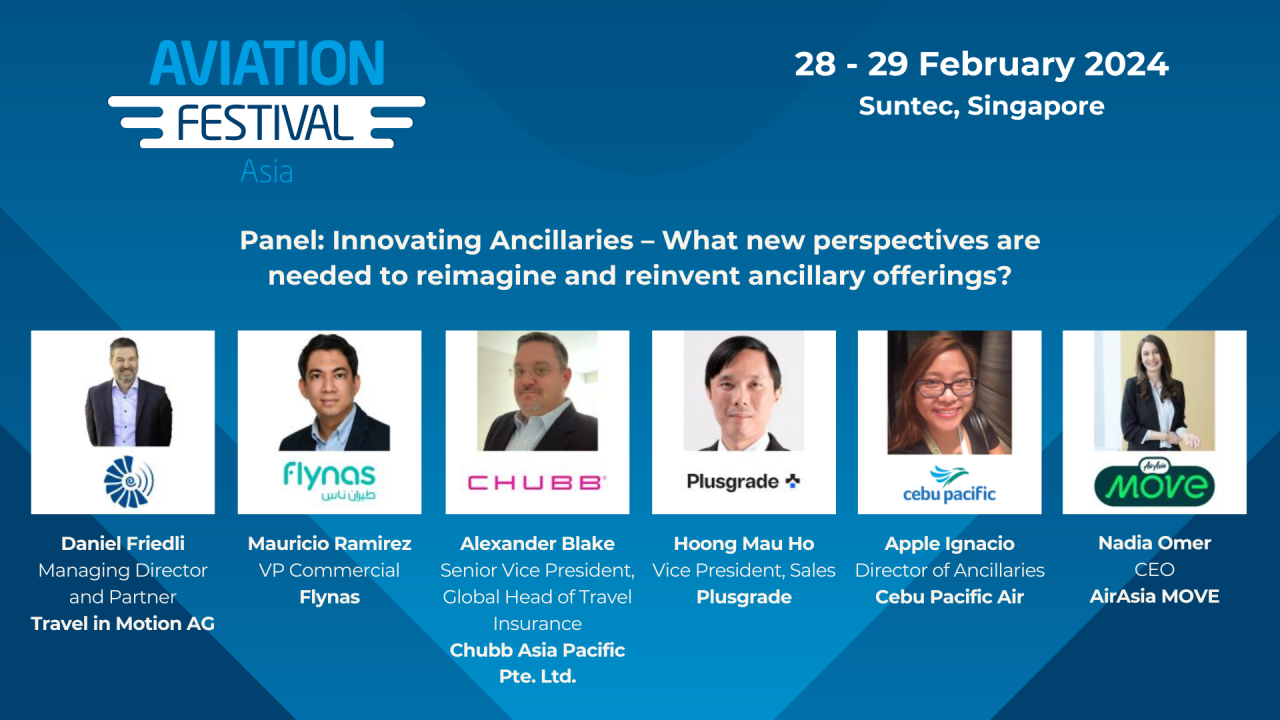 Panel: Innovating Ancillaries – What new perspectives are needed to reimagine and reinvent ancillary offerings?