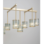 Flute Beam Chandelier