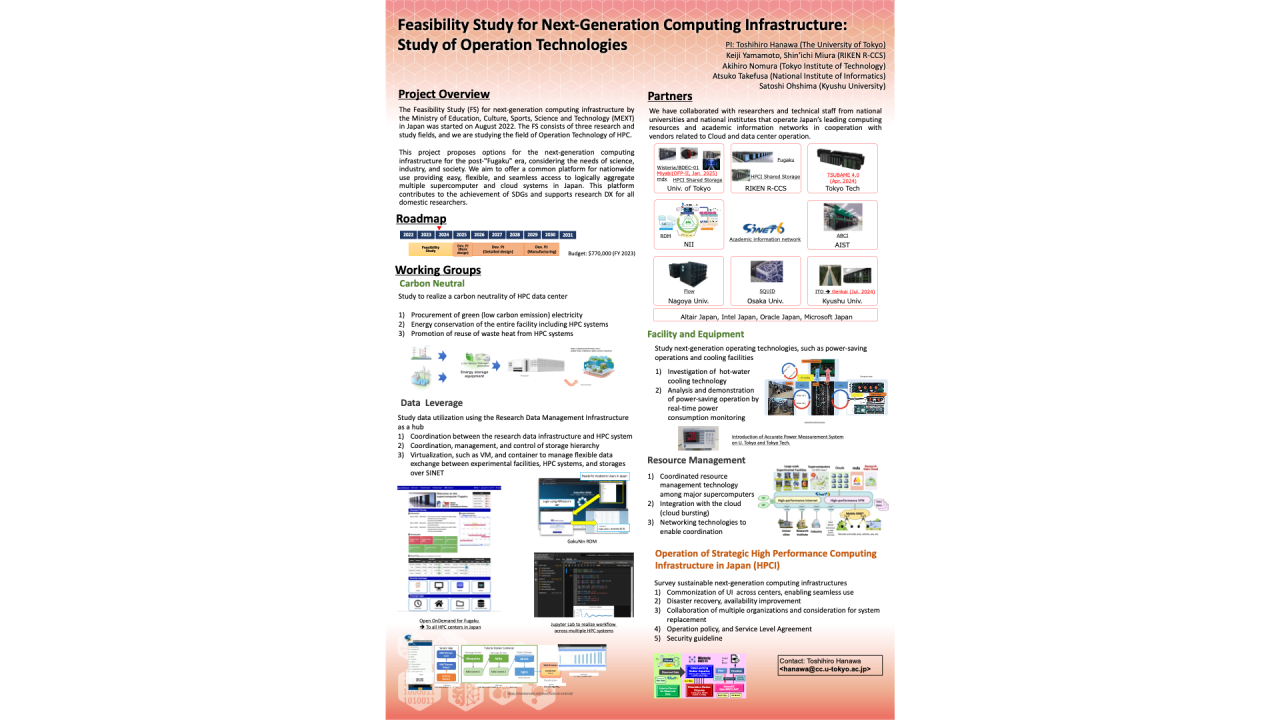 Feasibility Study for Next-Generation Computing Infrastructure: Study of Operation Technologies
