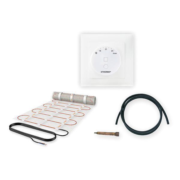 ETHERMA° eFLOOR DS BASIC elektrische vloerverwarming set incl. eBASIC inbouwthermostaat