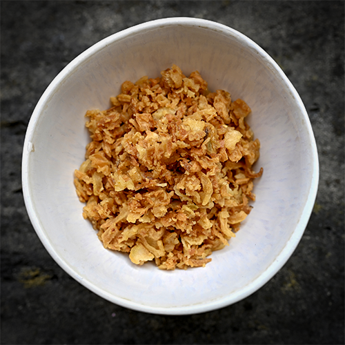 CRISPY ONION AND SHALLOT