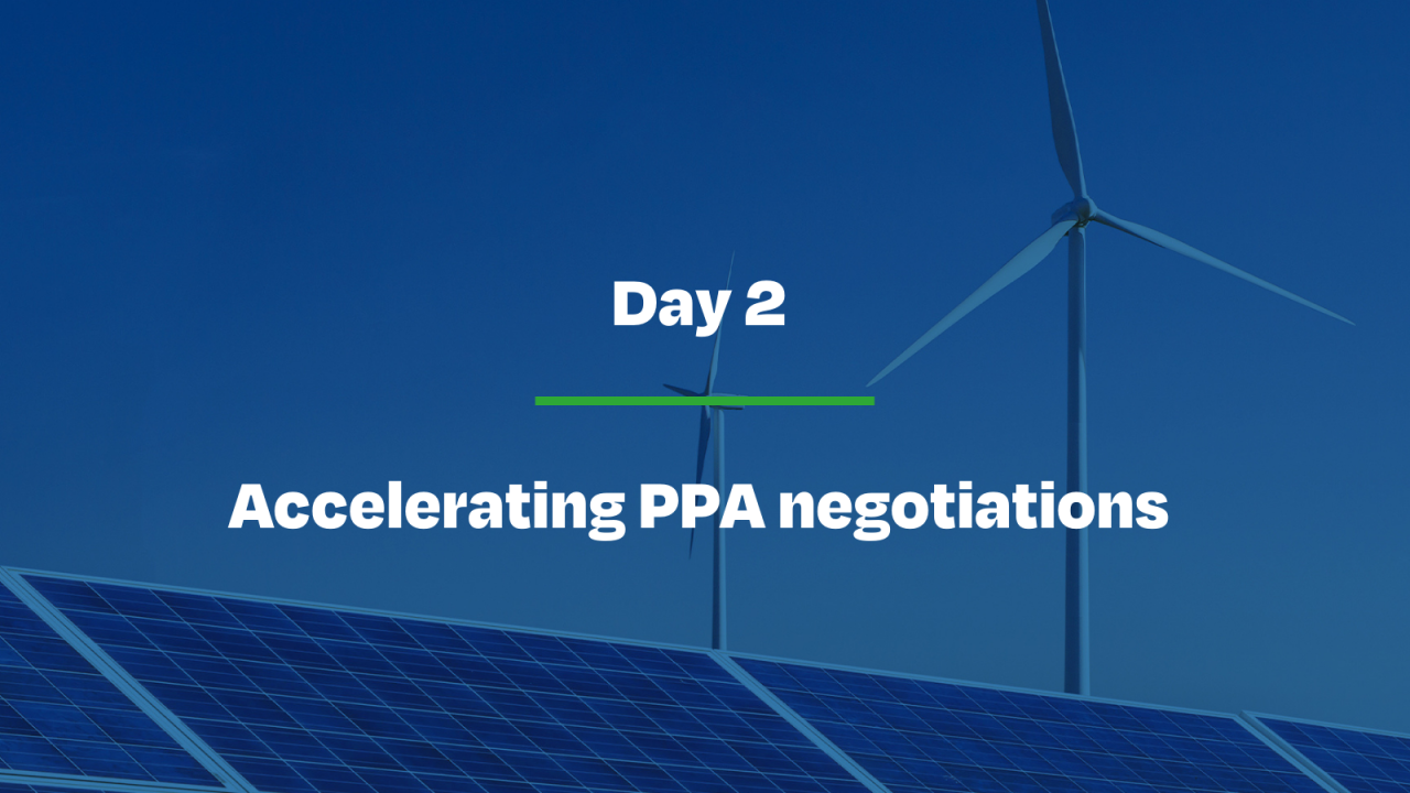 Accelerating PPA negotiations