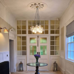 Large Clear Bubble Chandelier