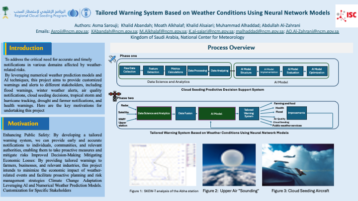 Tailored Warning System Based on Weather Conditions Using Neural Network Models