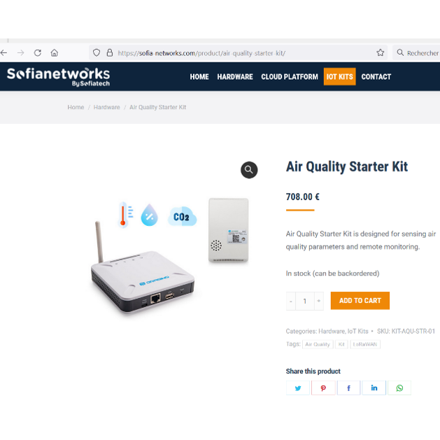 Air Quality Management by Sofia Networks