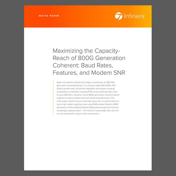 Maximizing the Capacity-Reach of 800G Generation Coherent: Baud Rates, Features, and Modem SNR