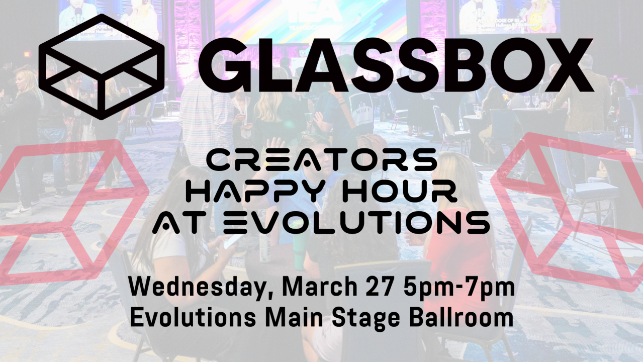 Glassbox Creators Happy Hour: Featuring Live Music From DJ Allura
