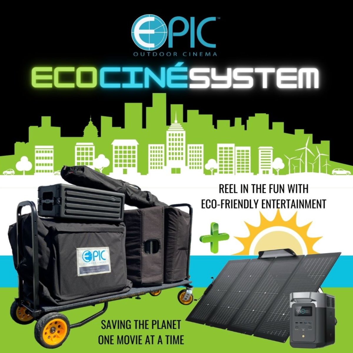EPIC Outdoor Cinema Unveils the Revolutionary EcoCine™ System: Transforming Outdoor Entertainment with Eco-Friendly Innovation