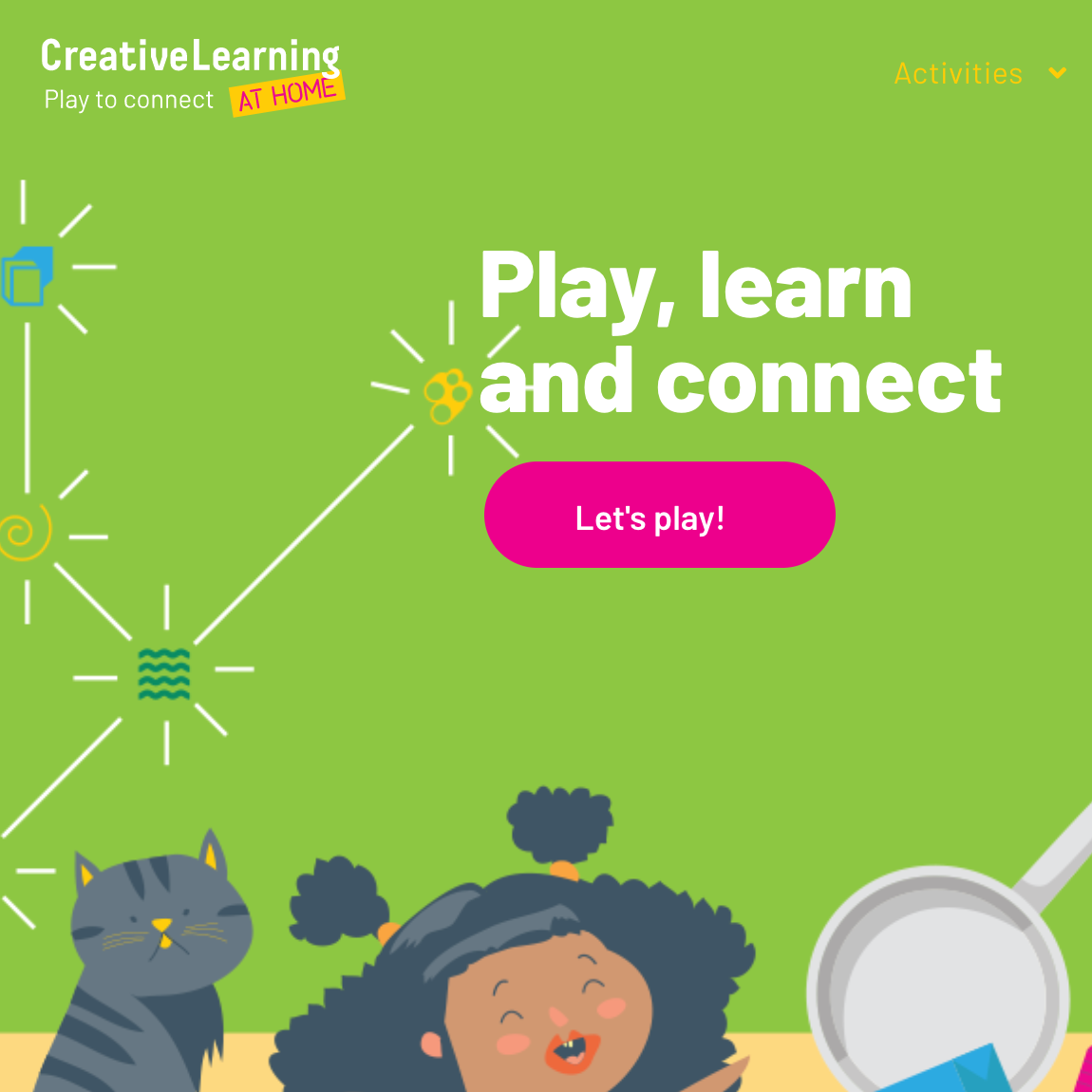 Creative Learning at Home: Play, Learn, and Connect