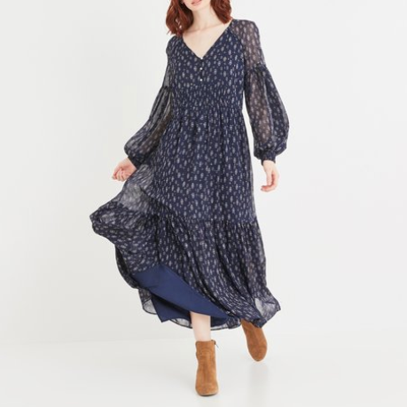 PRINTED BOHEMIAN DRESS