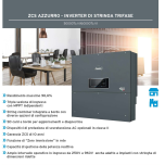 ZCS AZZURRO INVERTER DI STRINGA TRIFASE