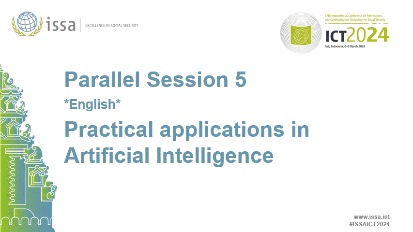 Parallel Session 5 *English* Practical applications in Artificial Intelligence