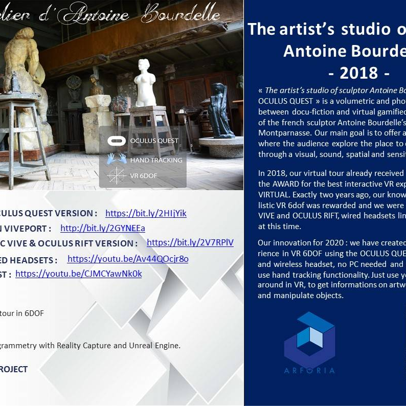 The artist’s studio of sculptor Antoine Bourdelle - 2018 -