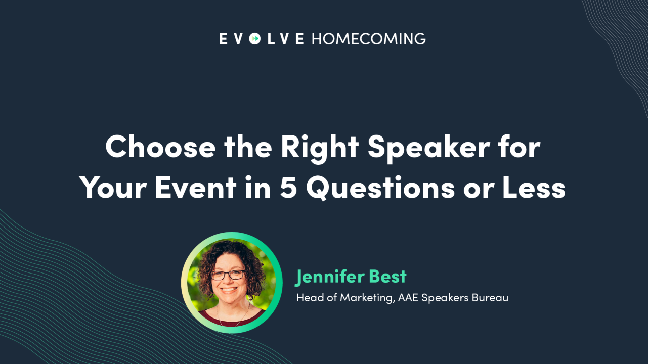 Choose the Right Speaker for Your Event in 5 Questions or Less