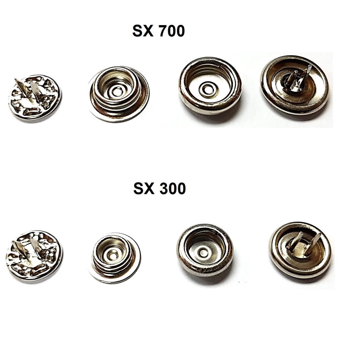 BROCHES METALICOS ESTILO ‘SX’ MARCA YKK