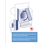 Clapets d’évacuation muraux