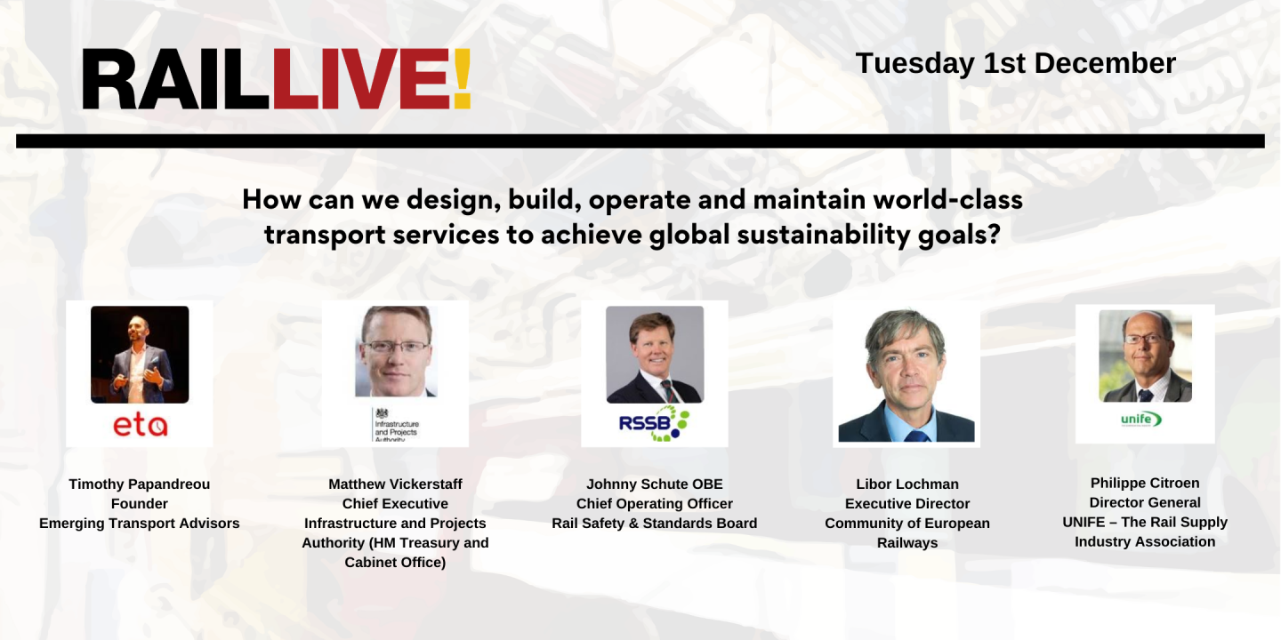 How can we design, build, operate and maintain world-class transport services to achieve global sustainability goals?