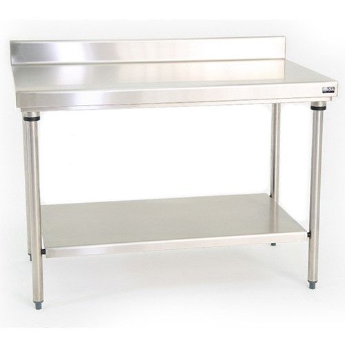 Tables démontables inox à bords rayonnés