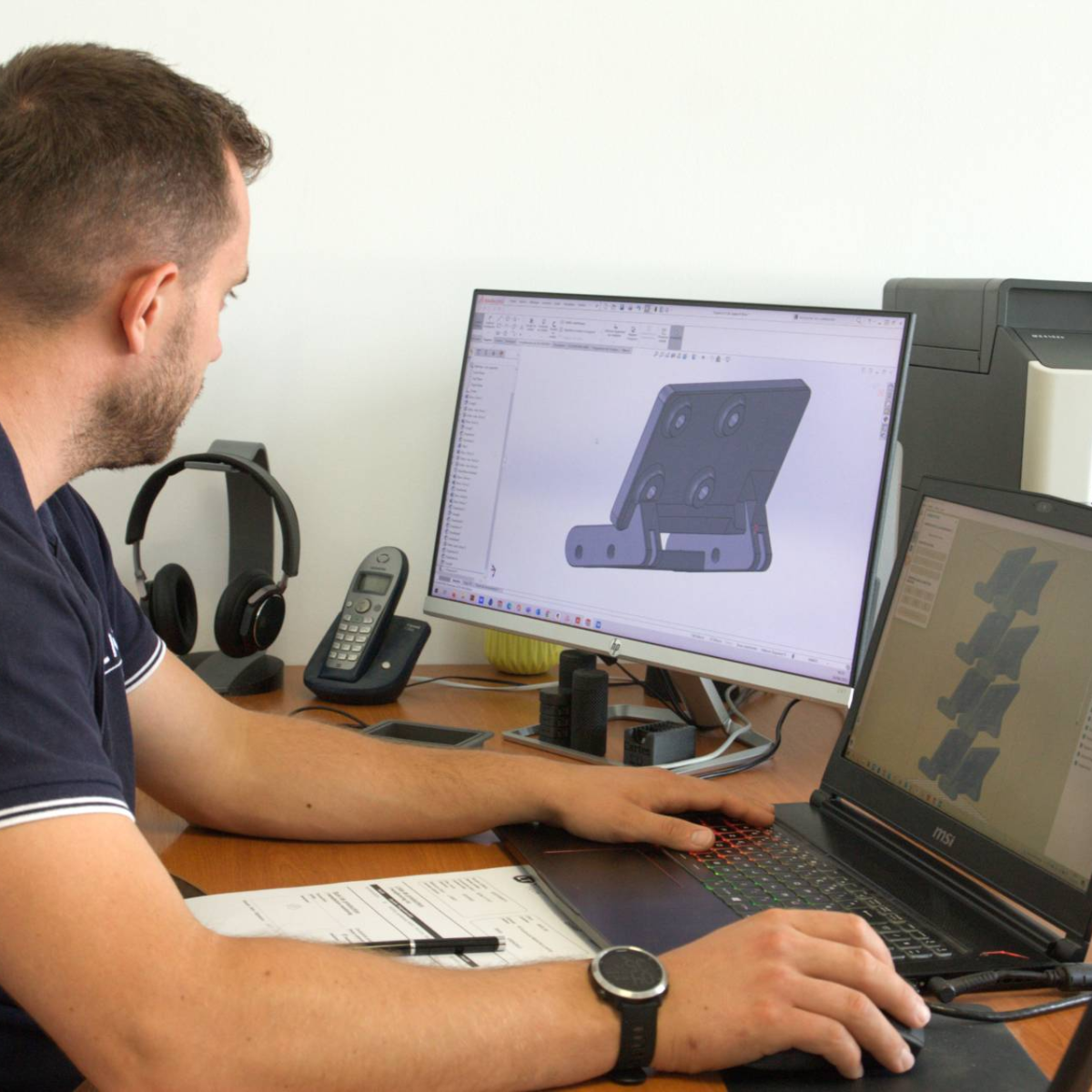 Modélisation 3D et service de fabrication additive sur-mesure