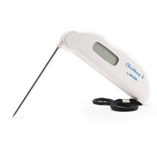 Thermomètre avec sonde de pénétration rabattable