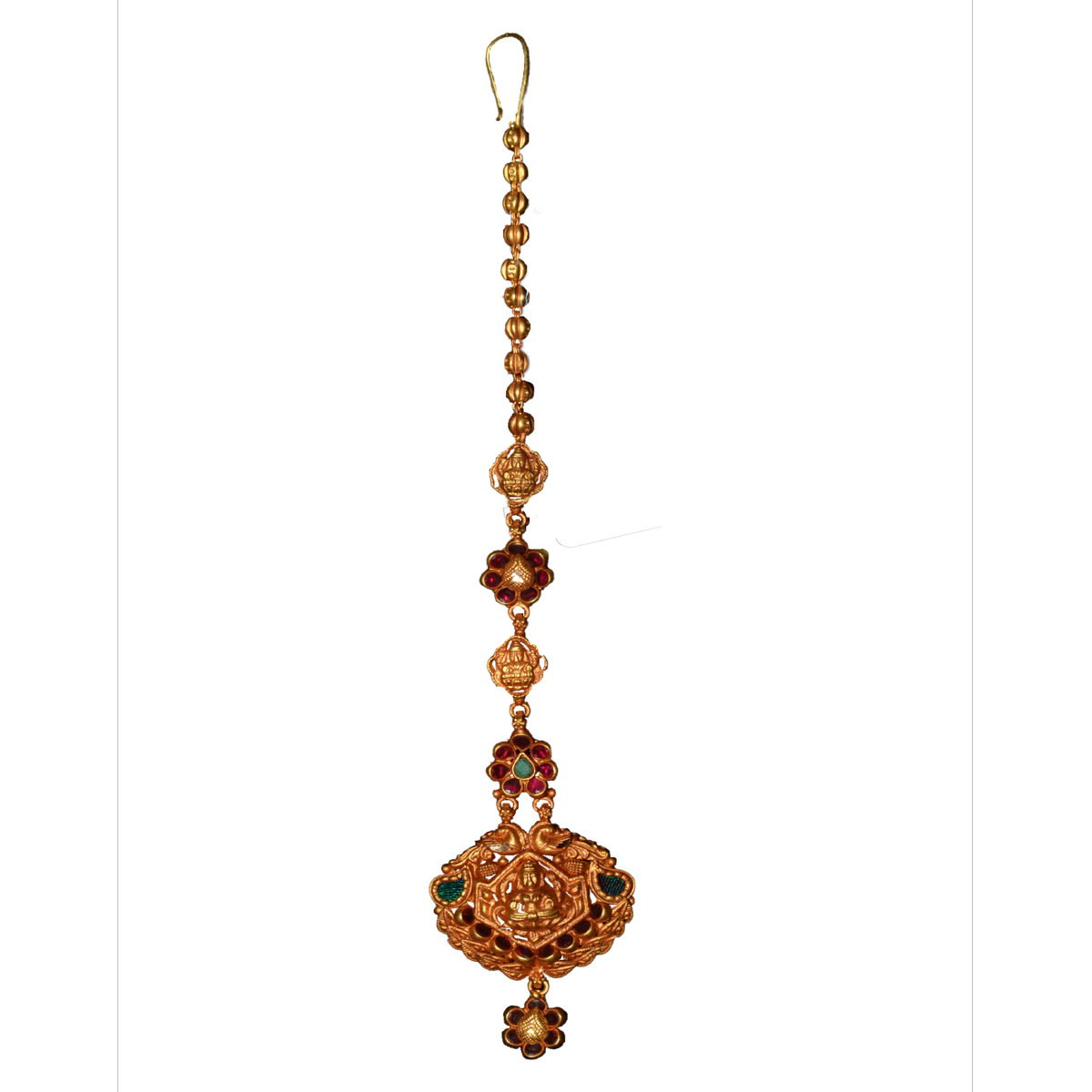 Gold Jewellery-Antique Jewellery-Temple Jewellery-Maang Tikka-Tikka