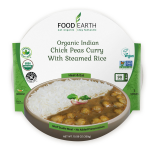 Organic Chick Peas Curry with Steamed Rice