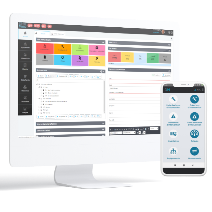 SaaS/Cloud CMMS solution: DIMO Maint MX
