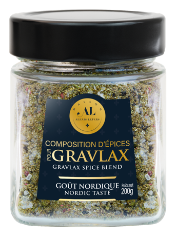 COMPOSITIONS D'EPICES GRAVLAX NORDIQUE, FUME ET SAFRANE
