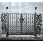 Wrought iron door