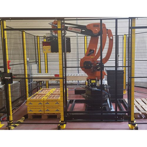 ROBOTIZED PALLETIZATION CELL