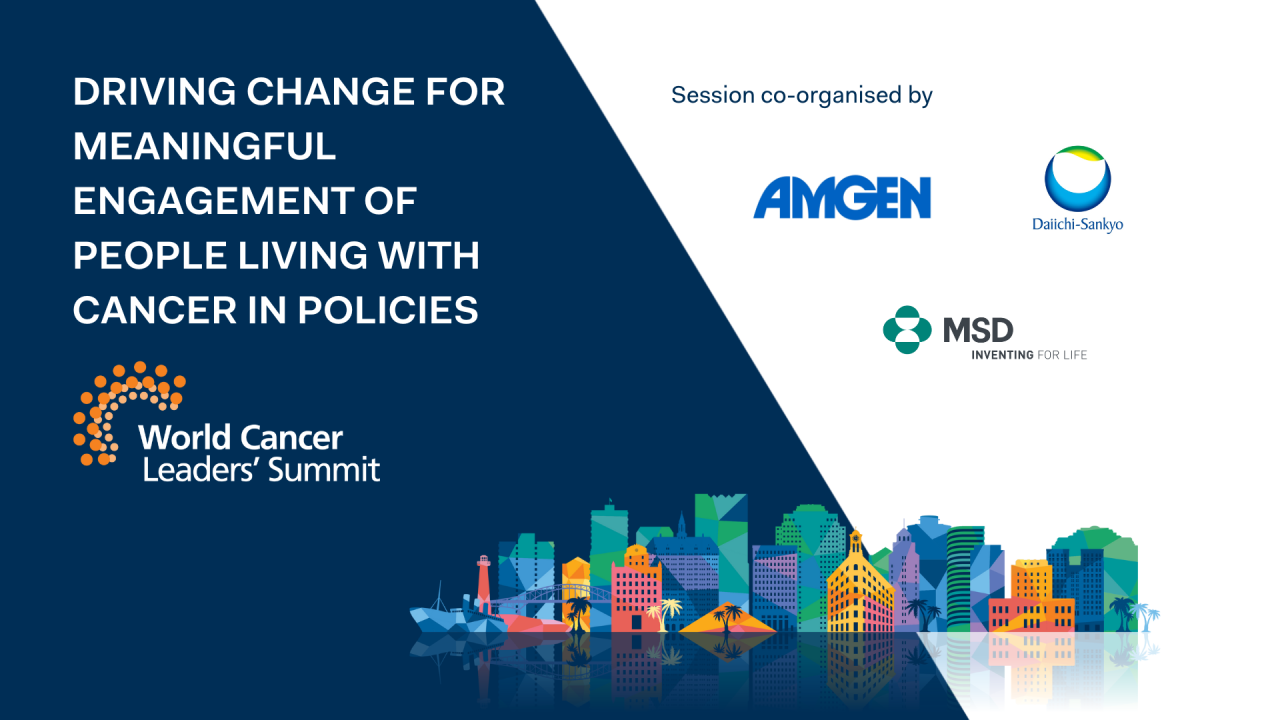 Driving change for meaningful engagement of people living with cancer in policies