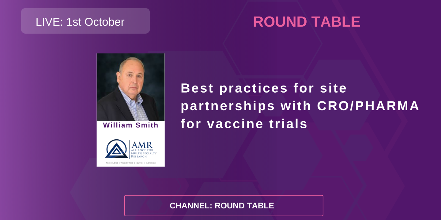 Best practices for site partnerships with CRO/PHARMA for vaccine trials