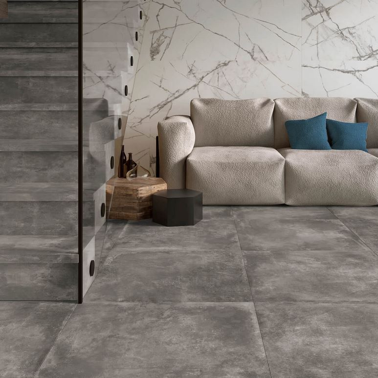 CARRELAGE EFFET BETON CIRE 90X90