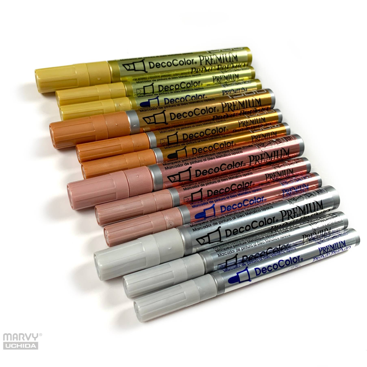 Marvy Uchida DecoColor Premium Metallic Paint Markers