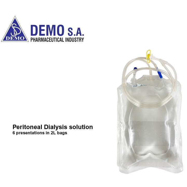 Peritoneal Dialysis solution – 6 presentations in 2L bags