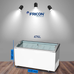 Conservadores Inclinados de Baixa Temperatura com Vidro Curvo (HCEBi)