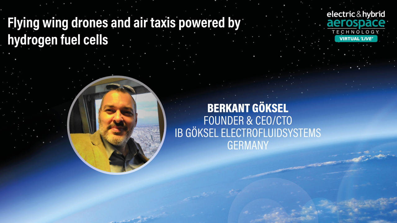 Flying wing drones and air taxis powered by hydrogen fuel cells