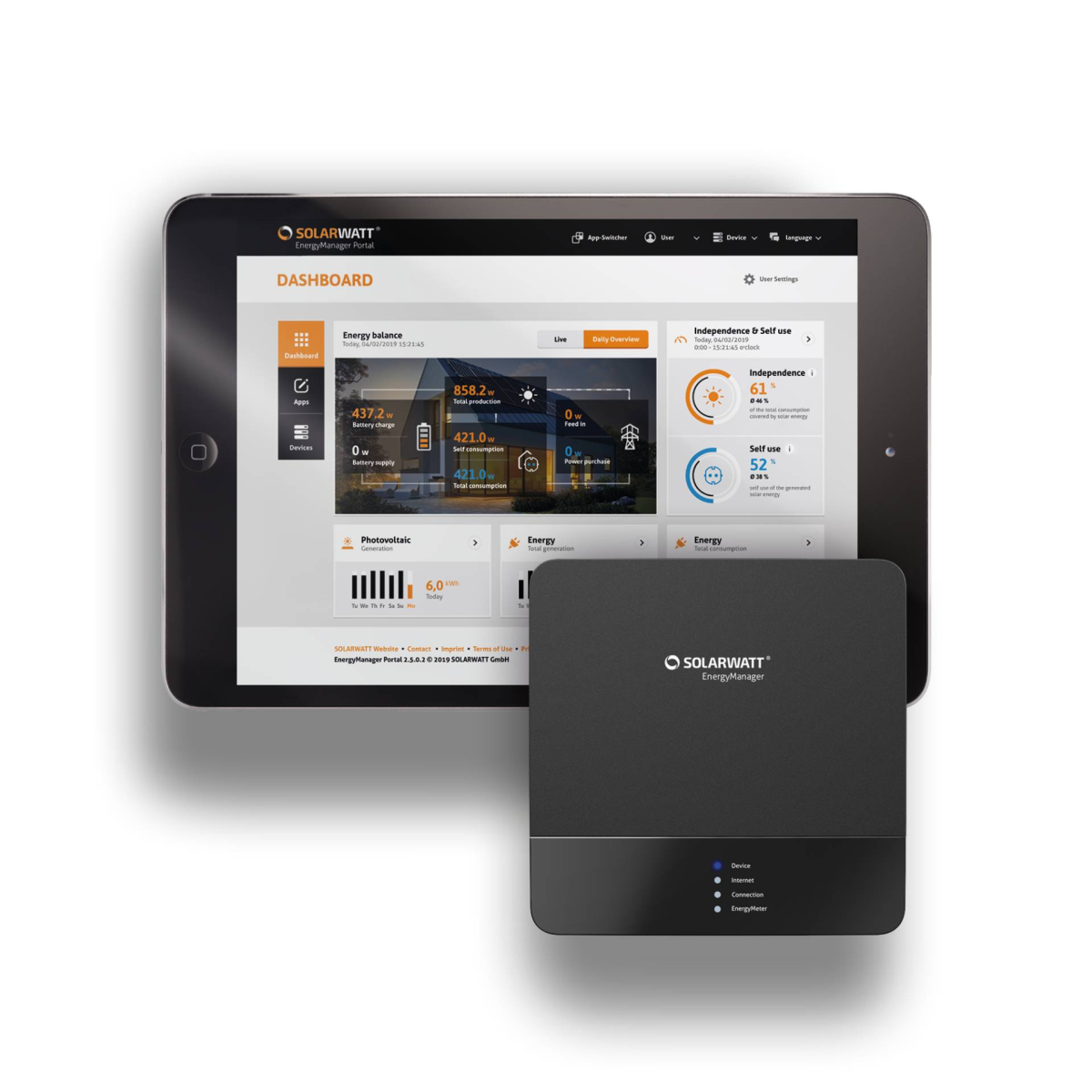 SOLARWATT EnergyManager - smart control system