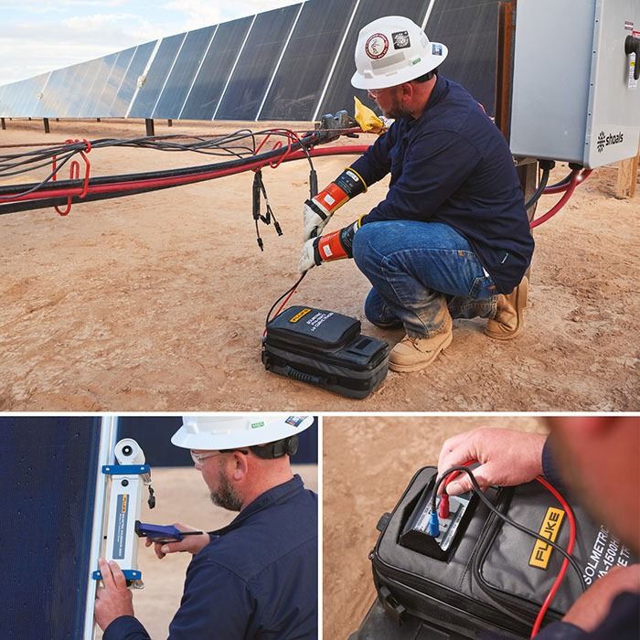 Fluke PVA-1500 testinstrument voor PV-installaties