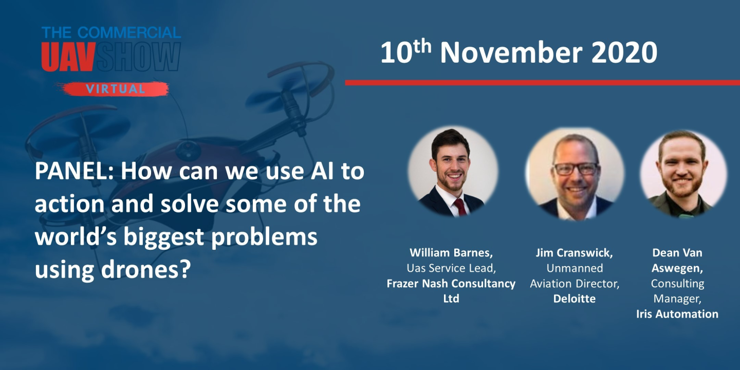 PANEL: How can we use AI to action and solve some of the world’s biggest problems using drones?