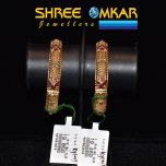 Ruby + Emerald Bangles