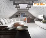 ETHERMA° LAVA® infraroodpanelen voor aan het plafond
