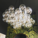 Large Clear Bubble Chandelier