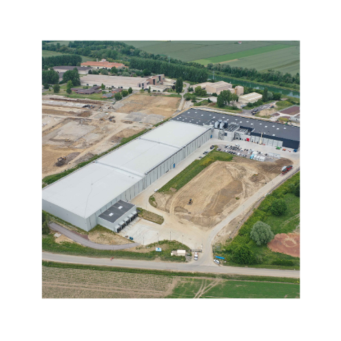 Usine de transformation et de surgélation de légumes
