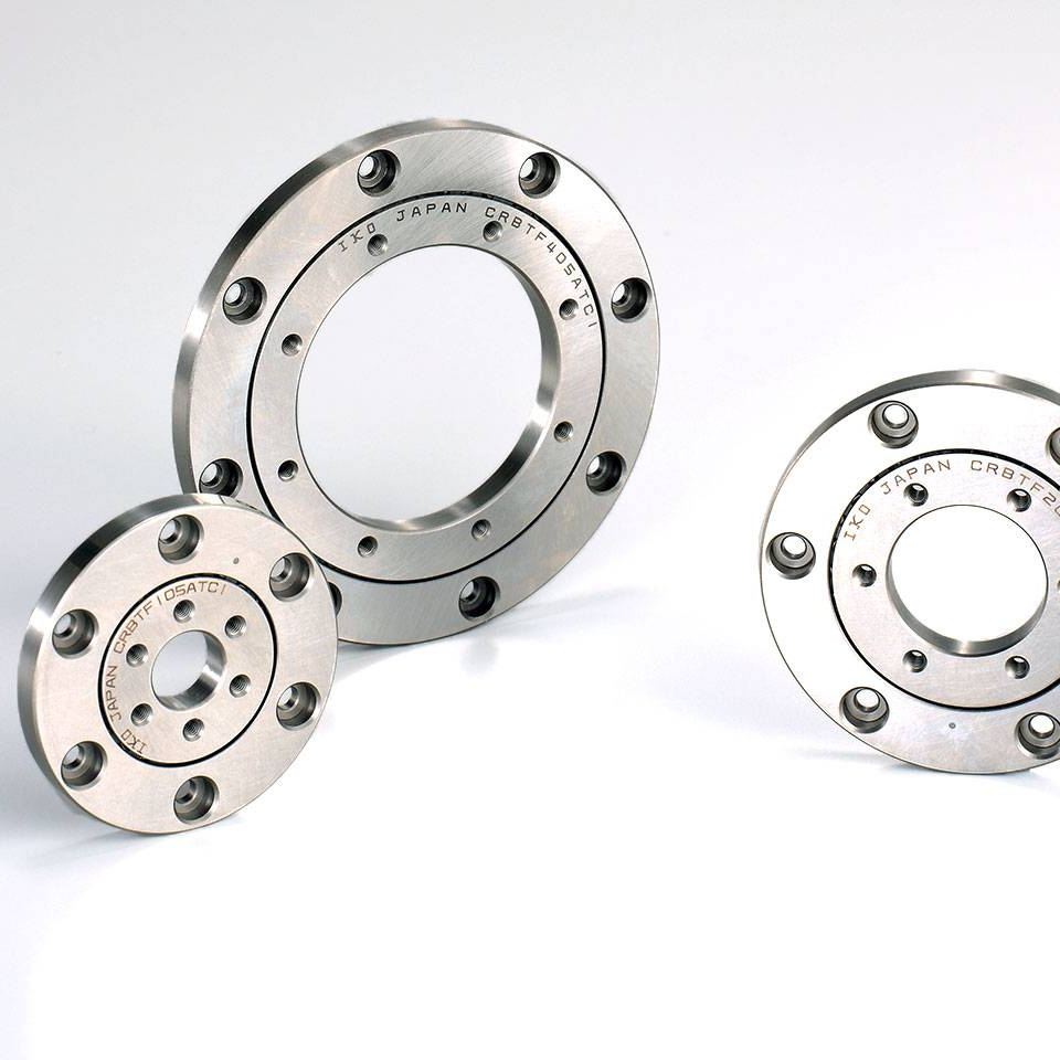 roulement extra mince CRBTF à rouleaux croisés avec fixations - épaisseur 5 mm