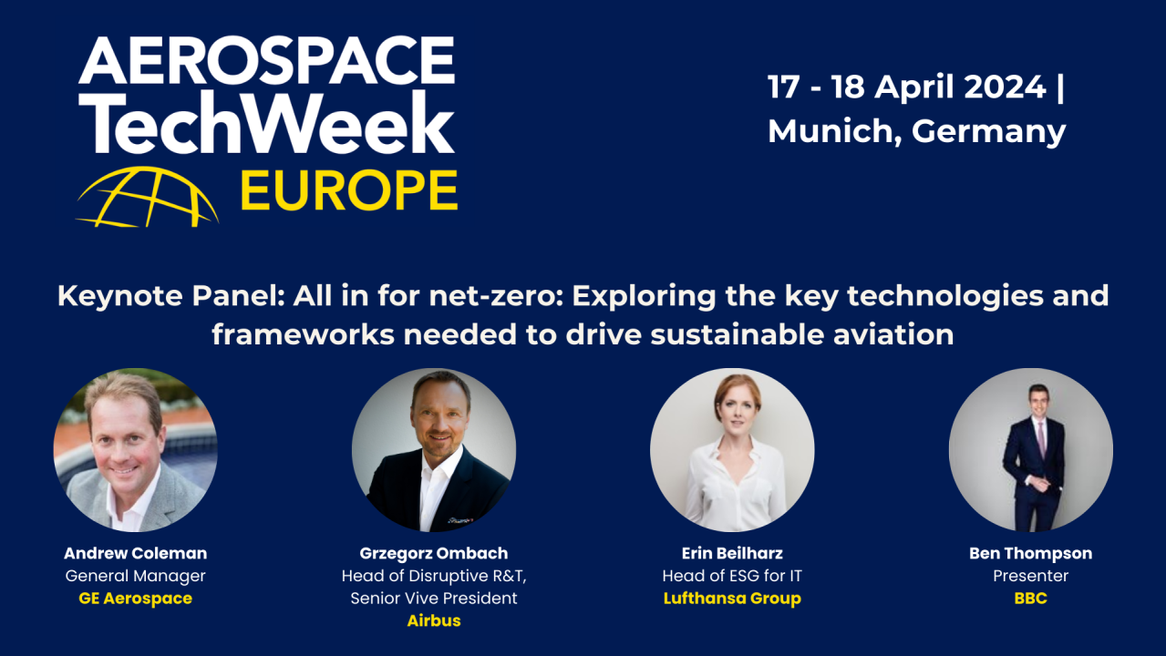 Keynote Panel: All in for net-zero: Exploring the key technologies and frameworks needed to drive sustainable aviation