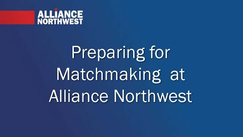 Preparing for Matchmaking Meetings