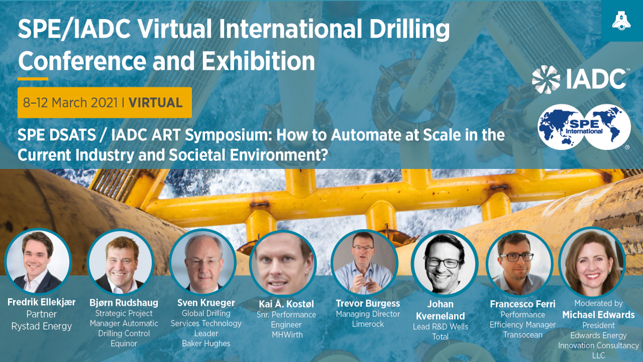 DSATS/IADC ART Symposium Session: How to automate at scale in the current and societal environment?