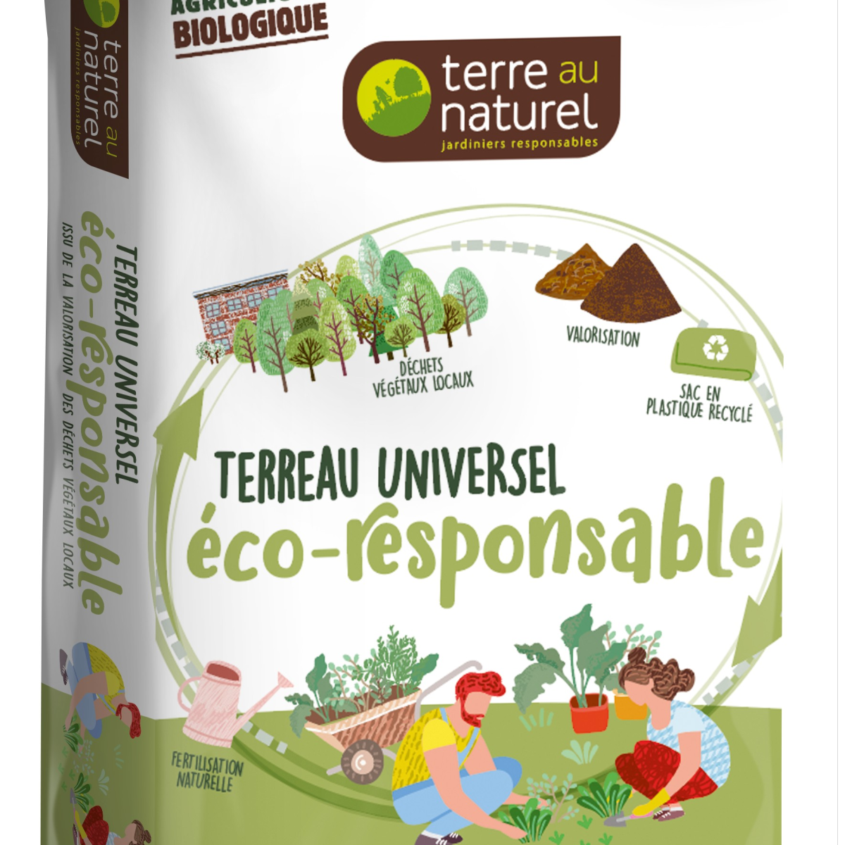 TERREAU ÉCO-RESPONSABLE, TERRE AU NATUREL