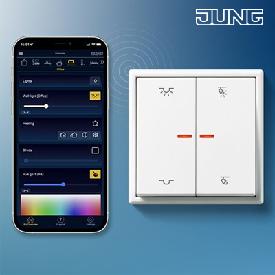 JUNG KNX RF: conventioneel wordt slim